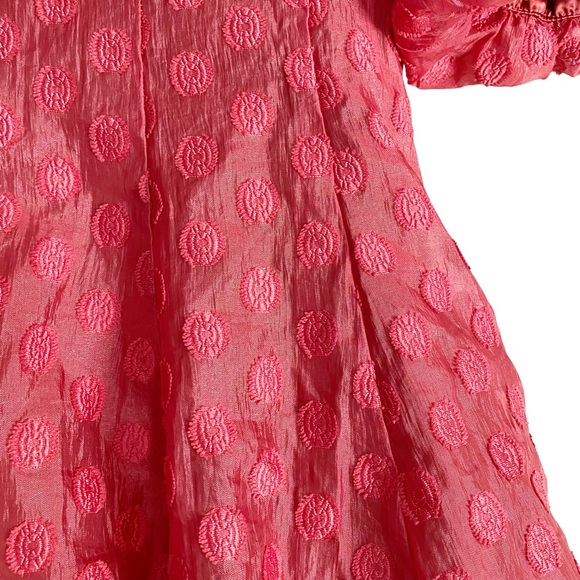 Rachel Parcell Flared Puff Sleeve Organza Mini Dress - Picture 8 of 15